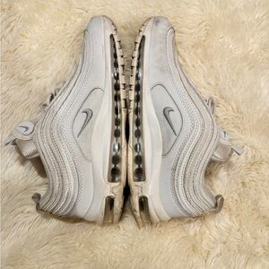 Nike White and Gray Athletic Shoes